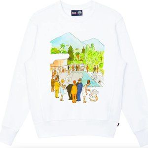 NWT Rowing Blazers x Babar in California Crewneck Sweatshirt Mens L